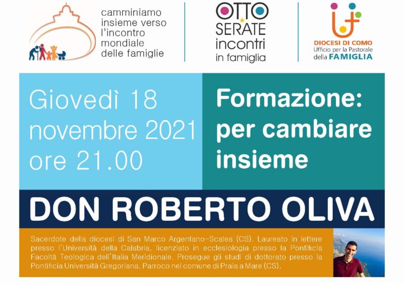 18 novembre 2021 - Incontro con don Roberto Oliva